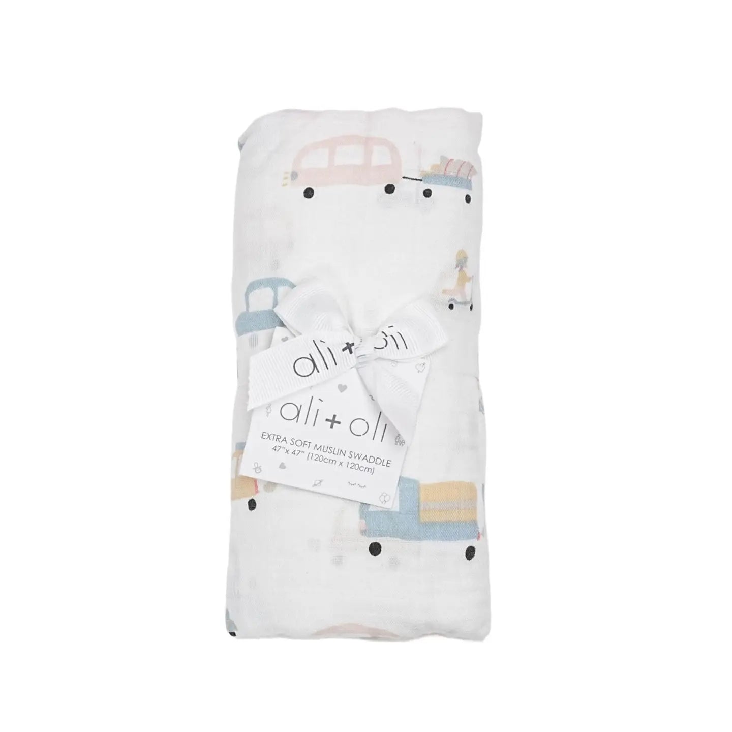 Bamboo Muslin Automobile Swaddle Blanket
