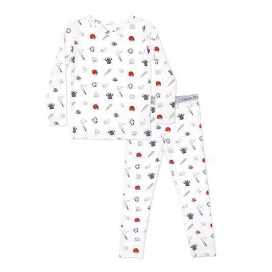 Baseball Two Piece Pajama Set
