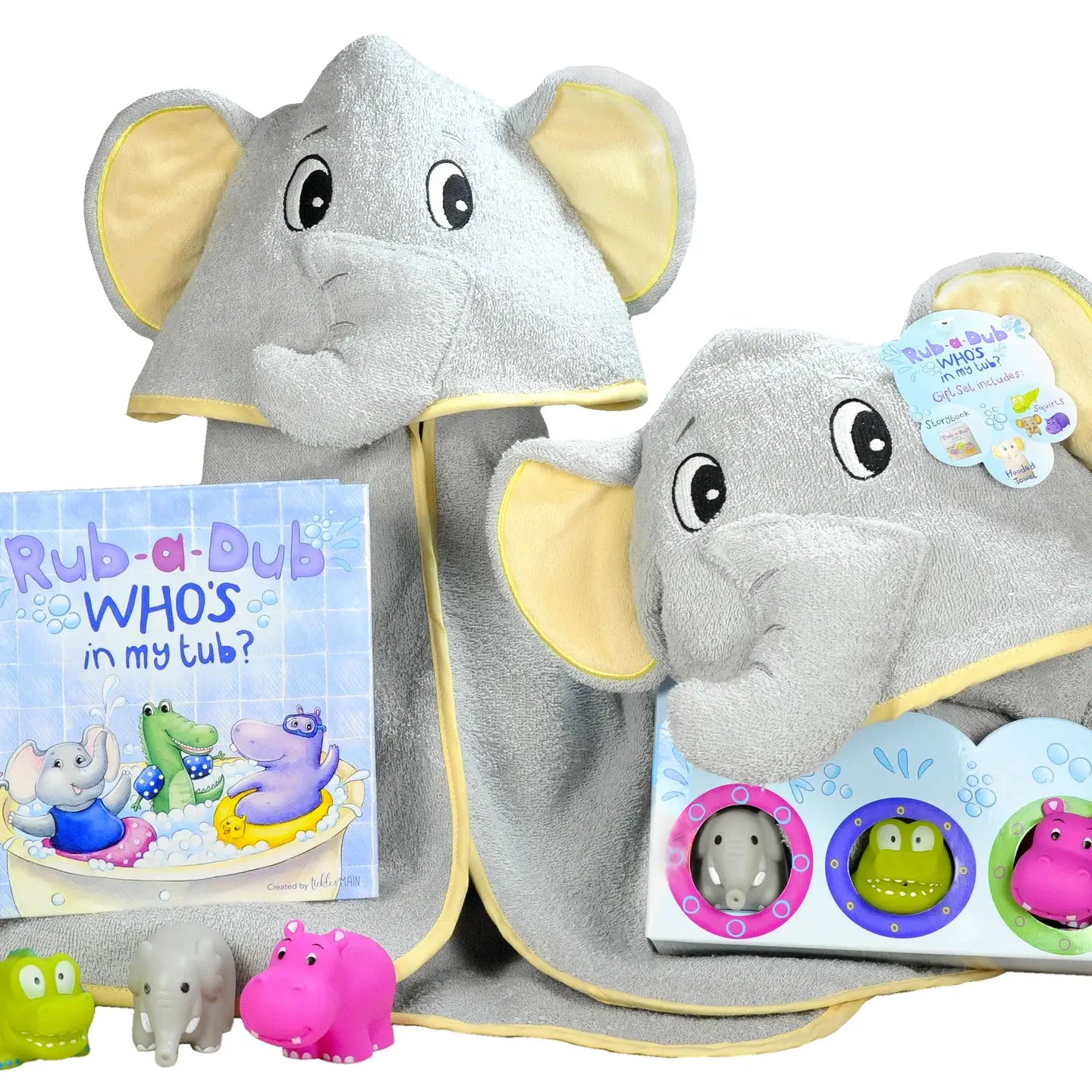Rub A Dub Elephant Gift Set