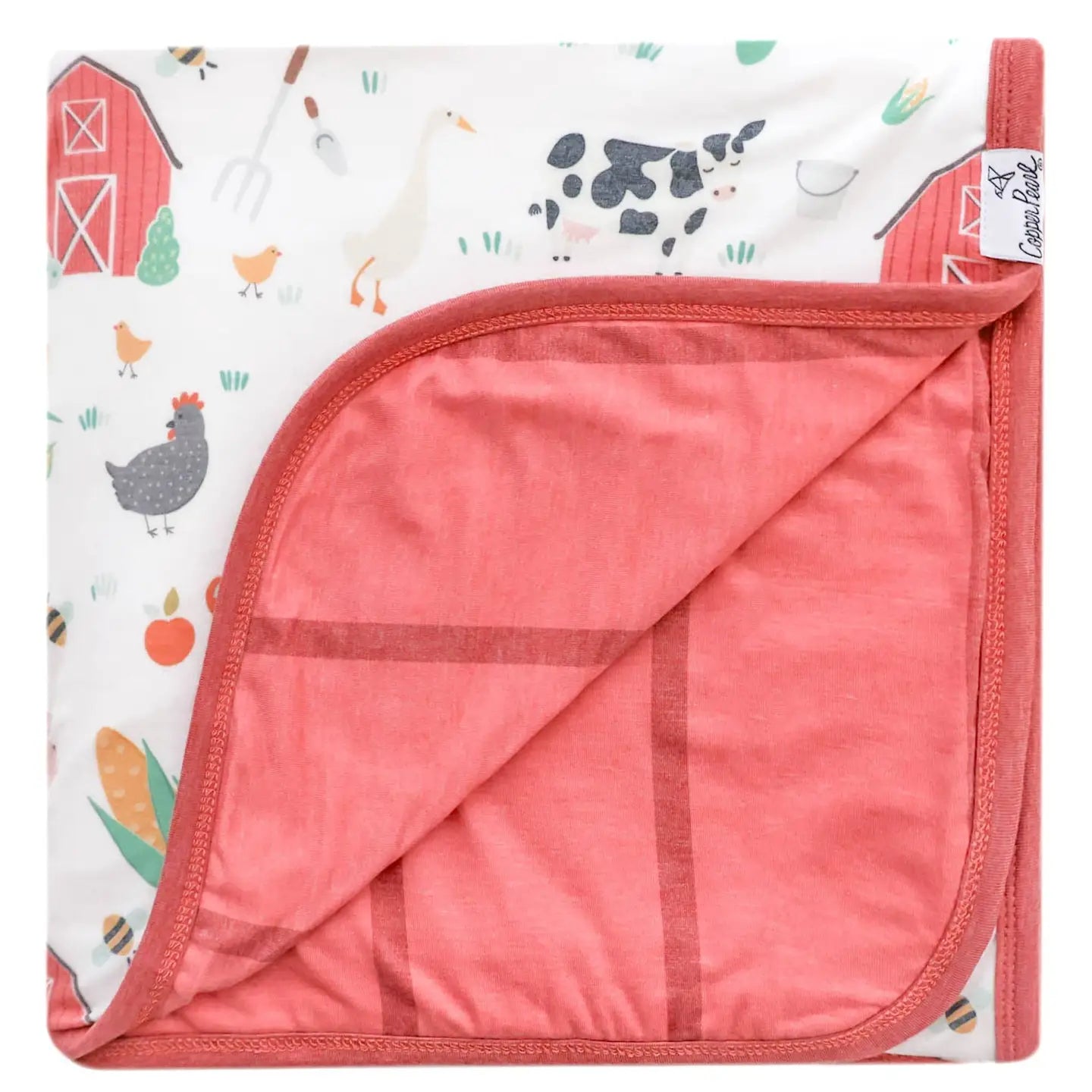 Copper Pearl Farmstead Three Layer Quilt