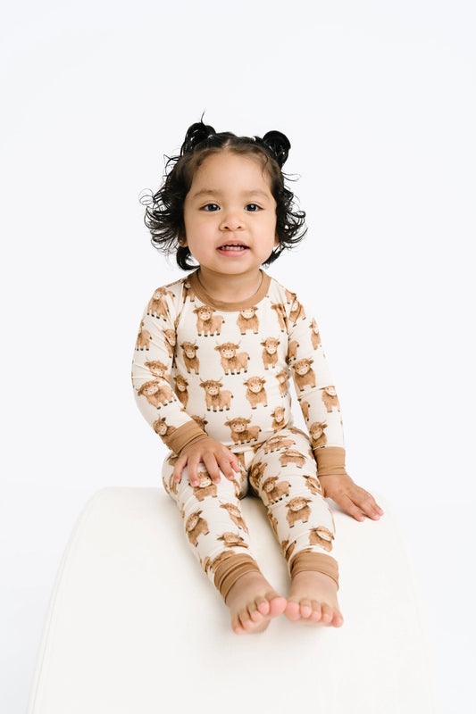 Mini Highland Two Piece Pajama Set