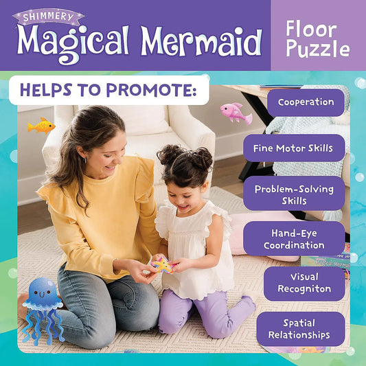 Magical Mermaid Floor Puzzle