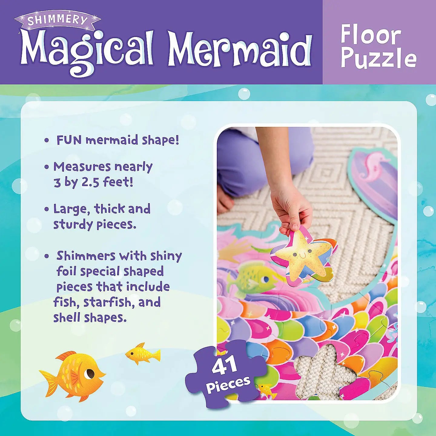 Magical Mermaid Floor Puzzle