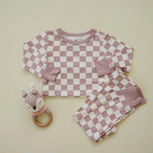 Tropical Haze Two Piece Pajama Set