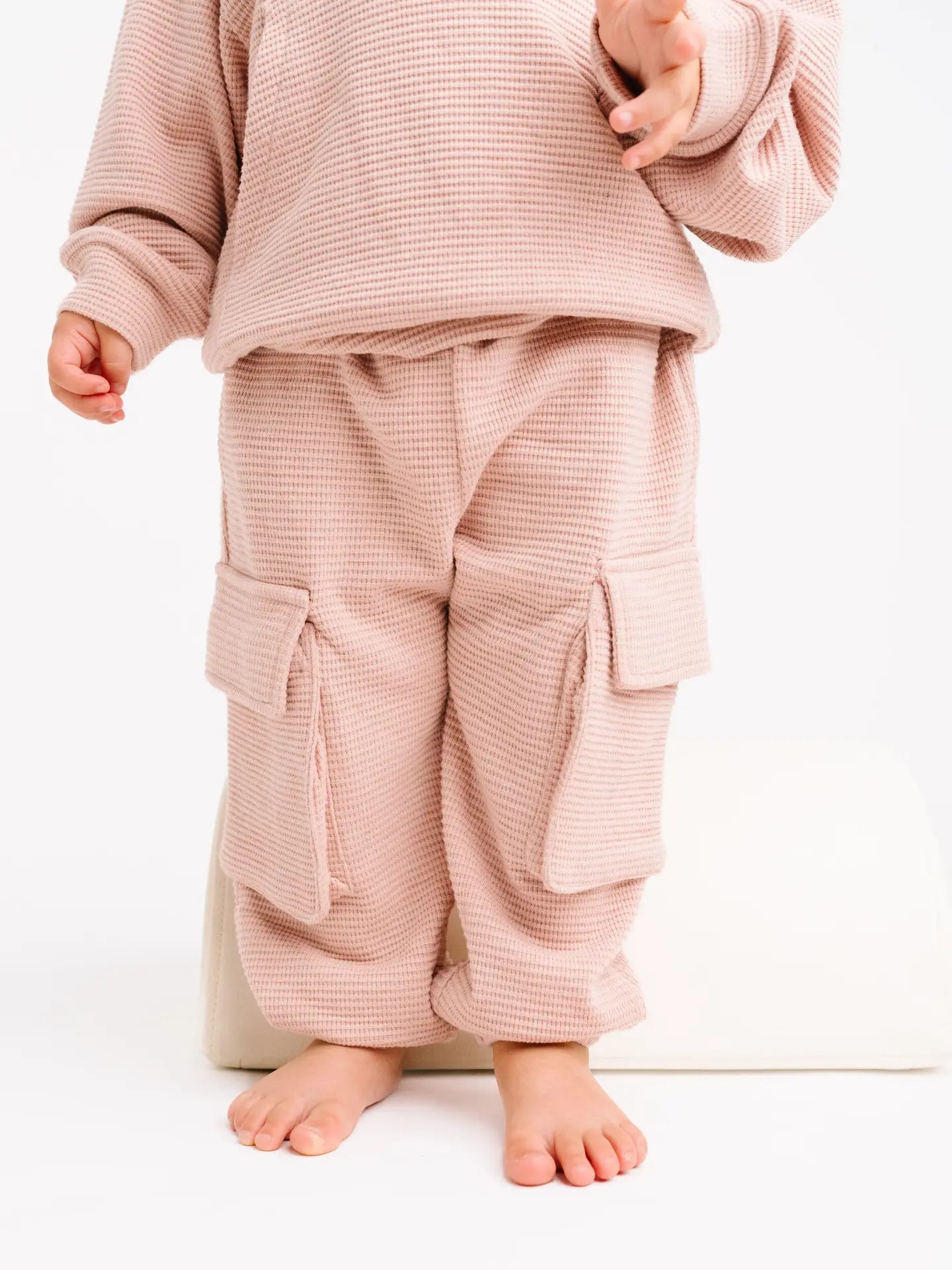 Rosewood Blush Waffle Cargo Set