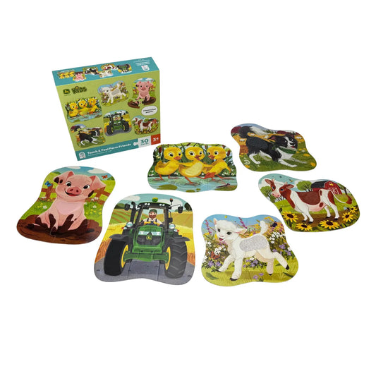 John Deere Farm Friends Touch & Feel Puzzles