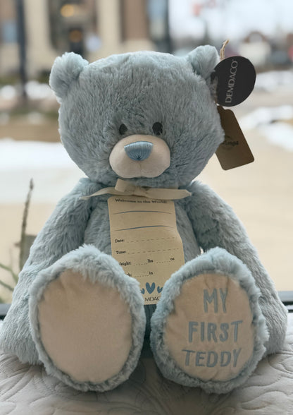 Blue My First Teddy Bear