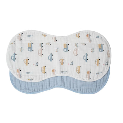 Bamboo Muslin Automobile Burp Cloth Set