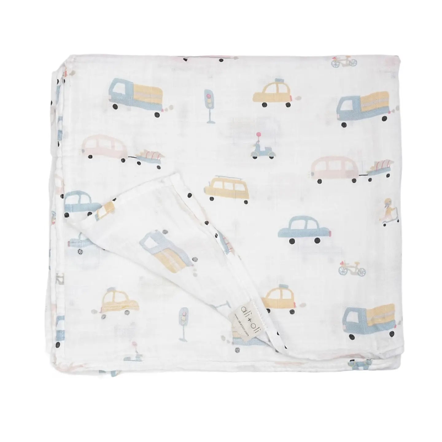 Bamboo Muslin Automobile Swaddle Blanket