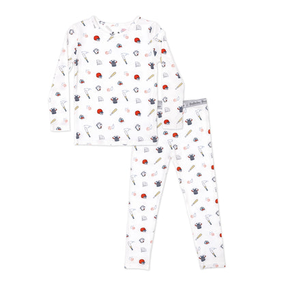 Baseball Two Piece Pajama Set