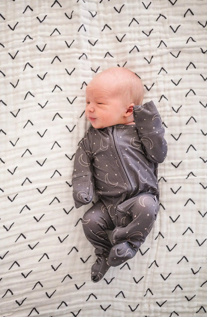 Muslin 6-Layer Blanket Black Arrow