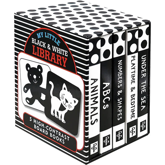 My Little Black and White Board Book Library