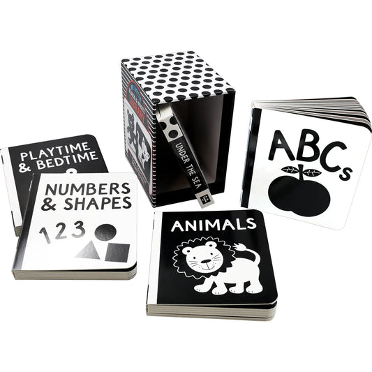 My Little Black and White Board Book Library