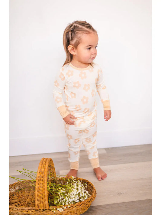 Blush Daisy Two Piece Pajamas