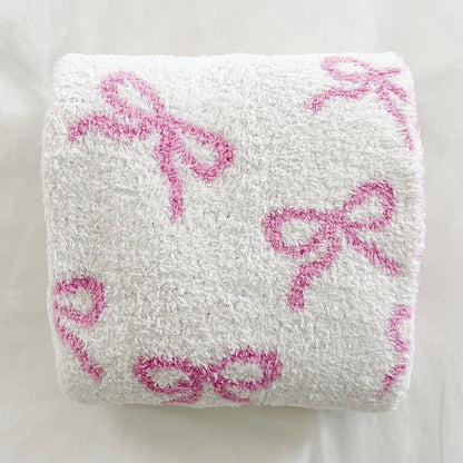 Bow Plush Blanket