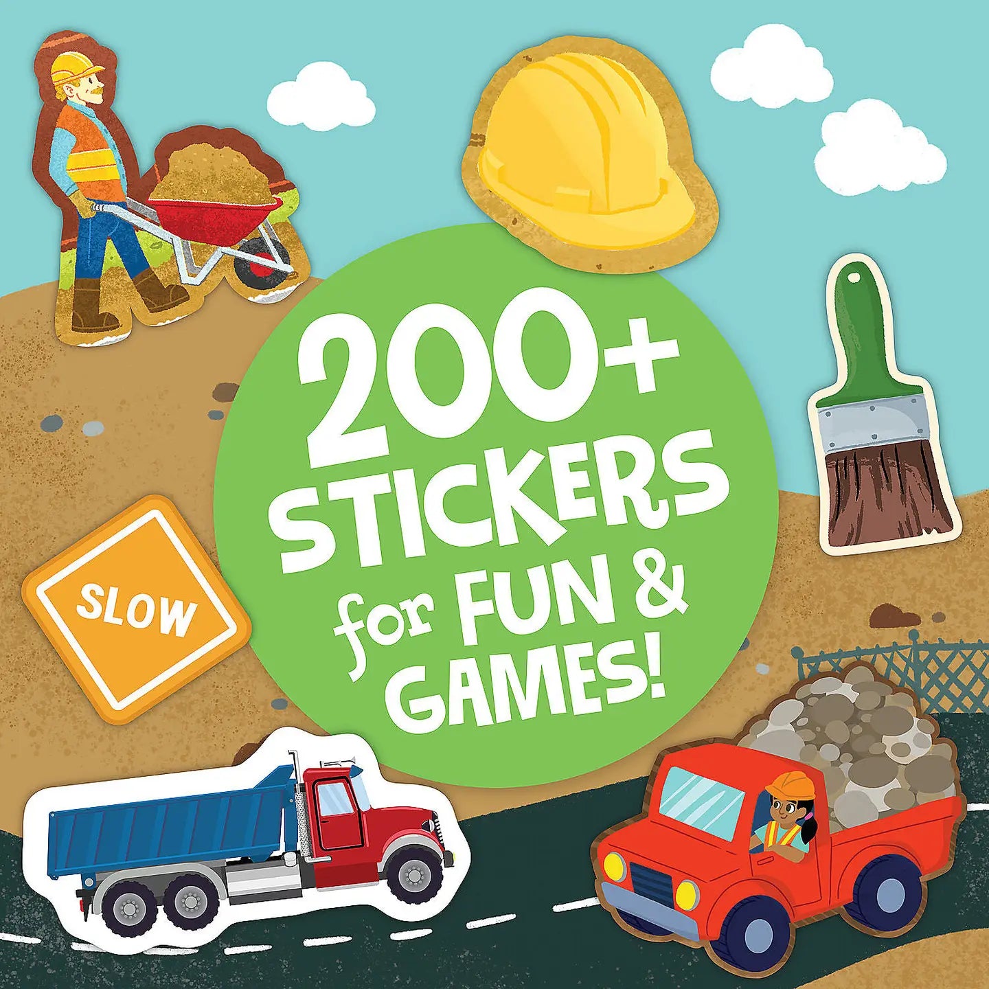 Construction Sticker Activity Book