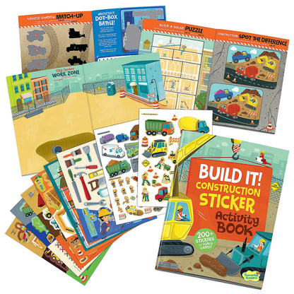 Construction Sticker Activity Book