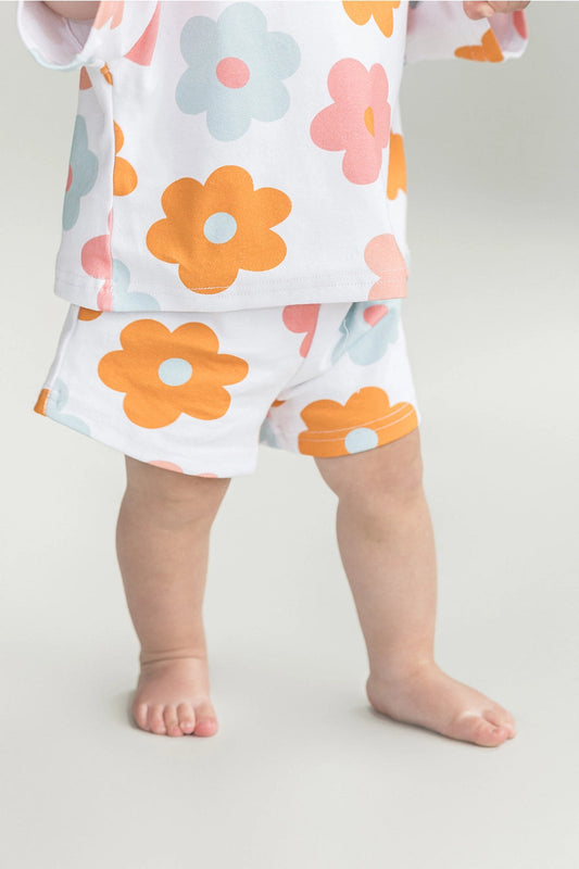 Daisy Pop Shorts Set