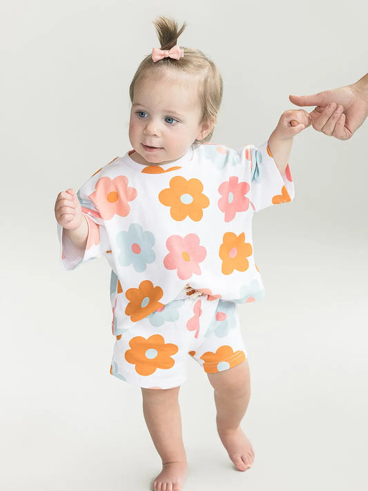 Daisy Pop Shorts Set