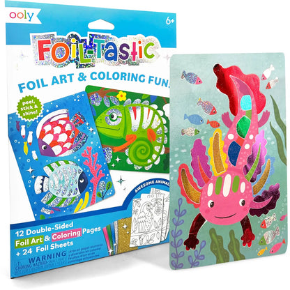 Foil-Tastic Foil Art & Coloring: Awesome Animals