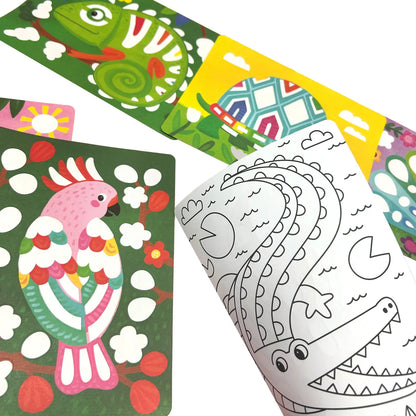 Foil-Tastic Foil Art & Coloring: Awesome Animals