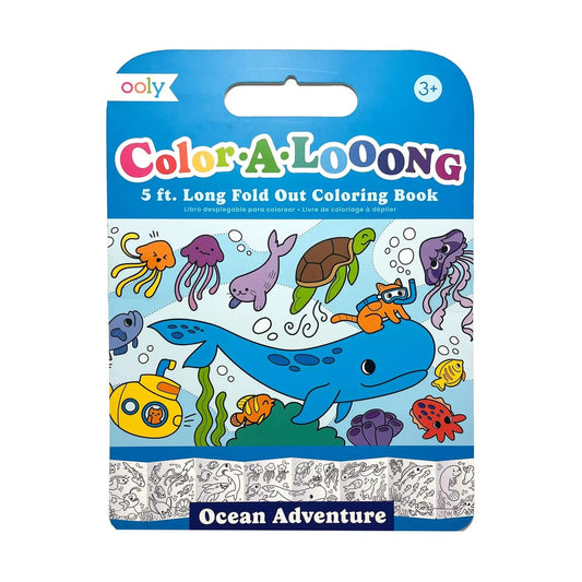 Color-A-Long: Fold Out Coloring Book: Ocean