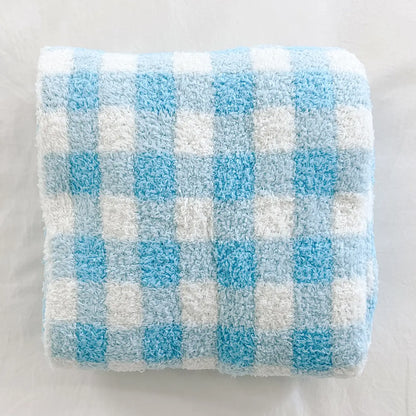 Gingham Plush Blanket