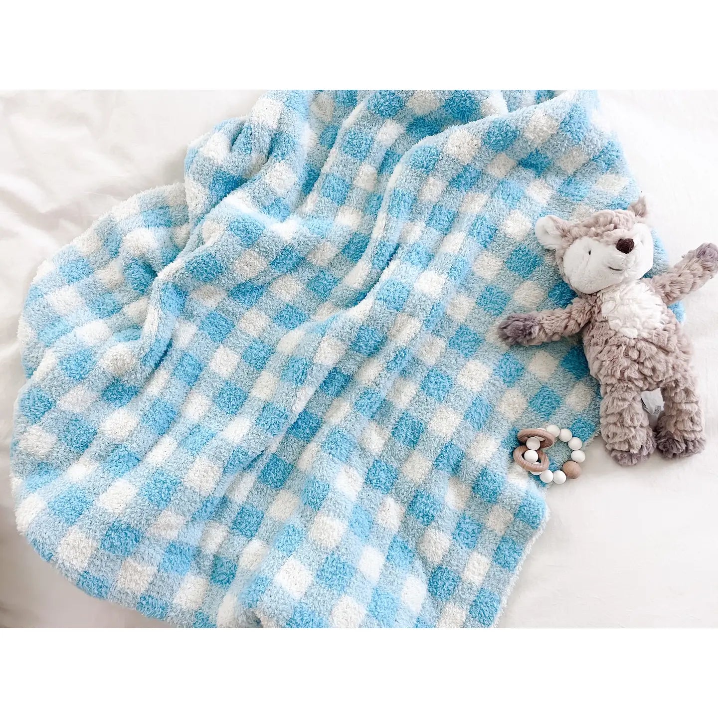 Gingham Plush Blanket