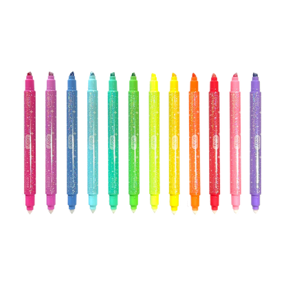 Glittery Erasable Markers