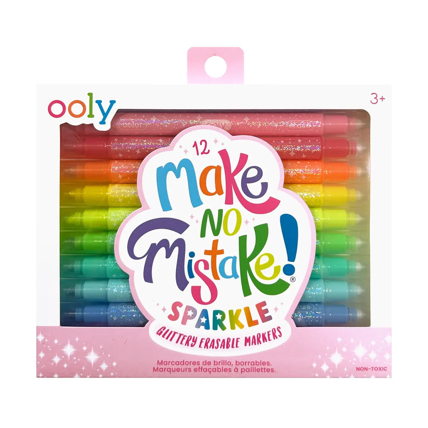 Glittery Erasable Markers