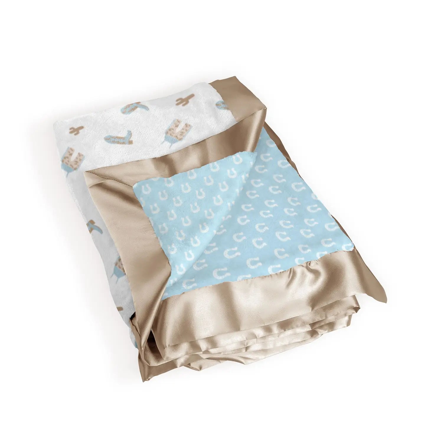 Howdy Reversible Baby Blanket