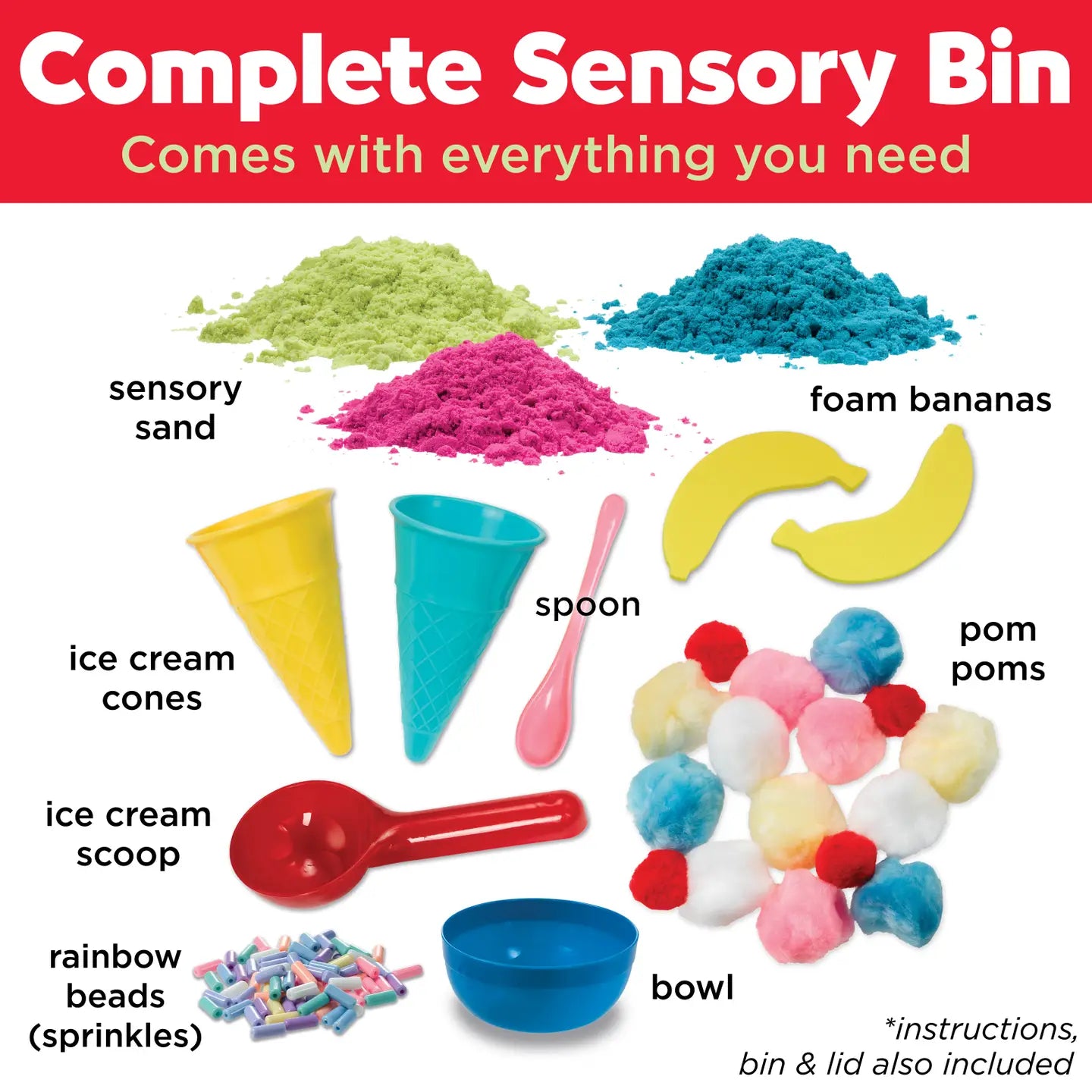 Ice Cream Shop Sensory Bin
