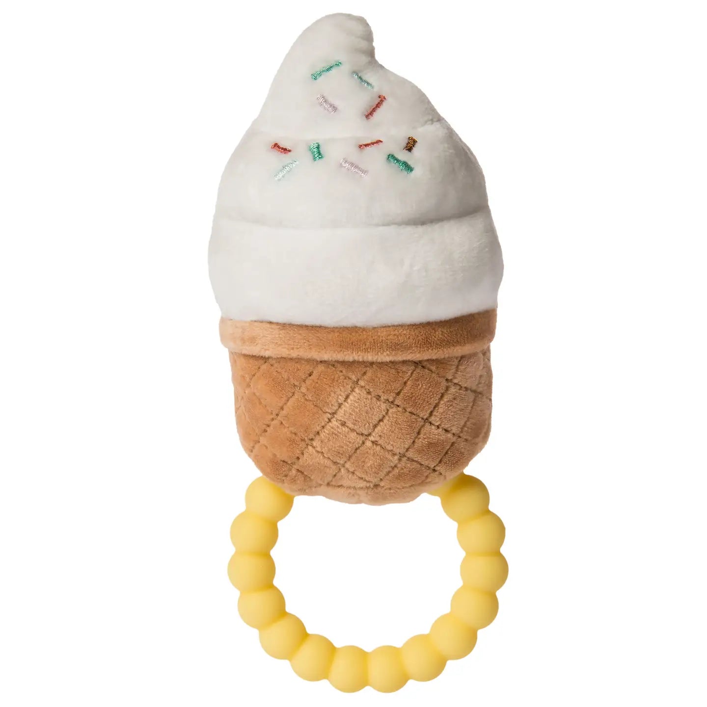 Sweet Soothie Sprinkle Ice Cream Teether Rattle