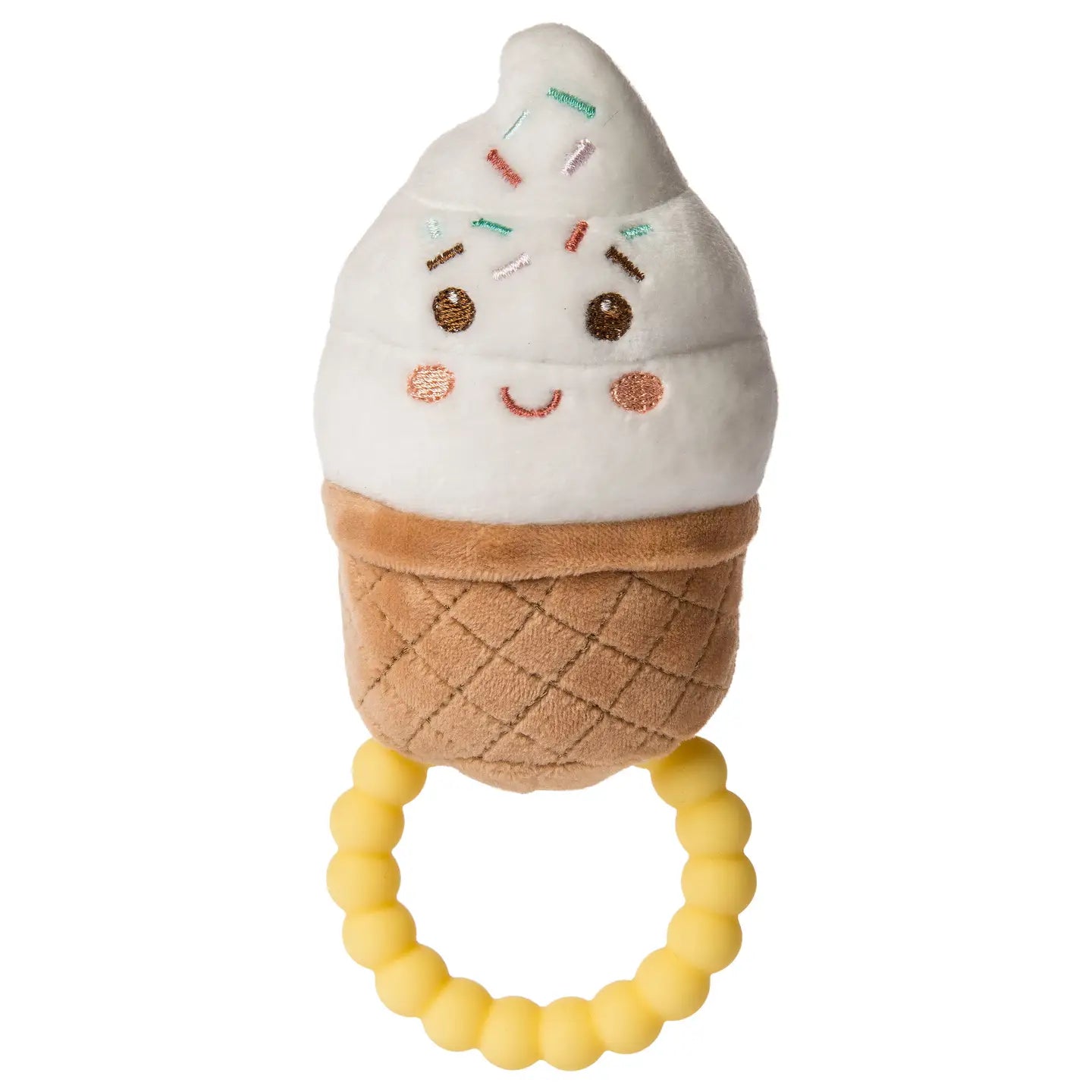 Sweet Soothie Sprinkle Ice Cream Teether Rattle