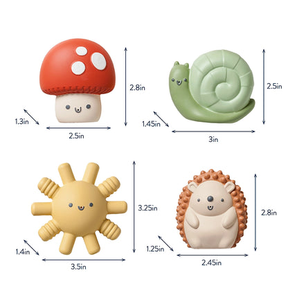 Itzy Squirt 4-pack Bath Toys