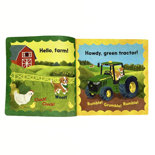 John Deere Hello, Farm! Tuffy Teether Book