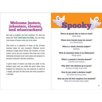 1001 Jokes for Kids Book