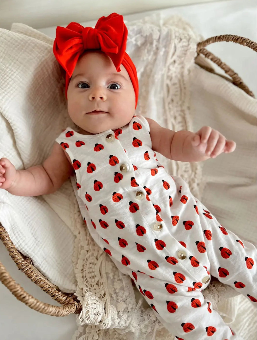 Ladybug Organic Bay Jumpsuit