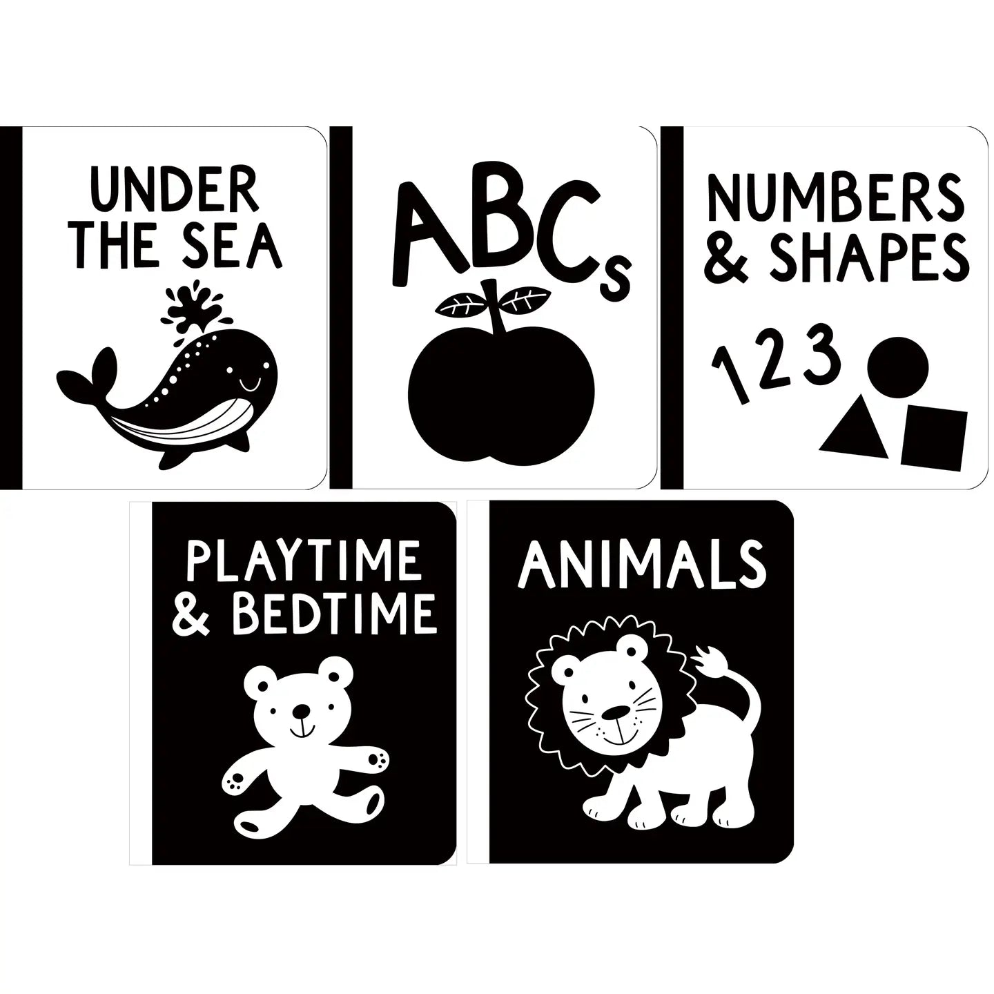 My Little Black and White Board Book Library