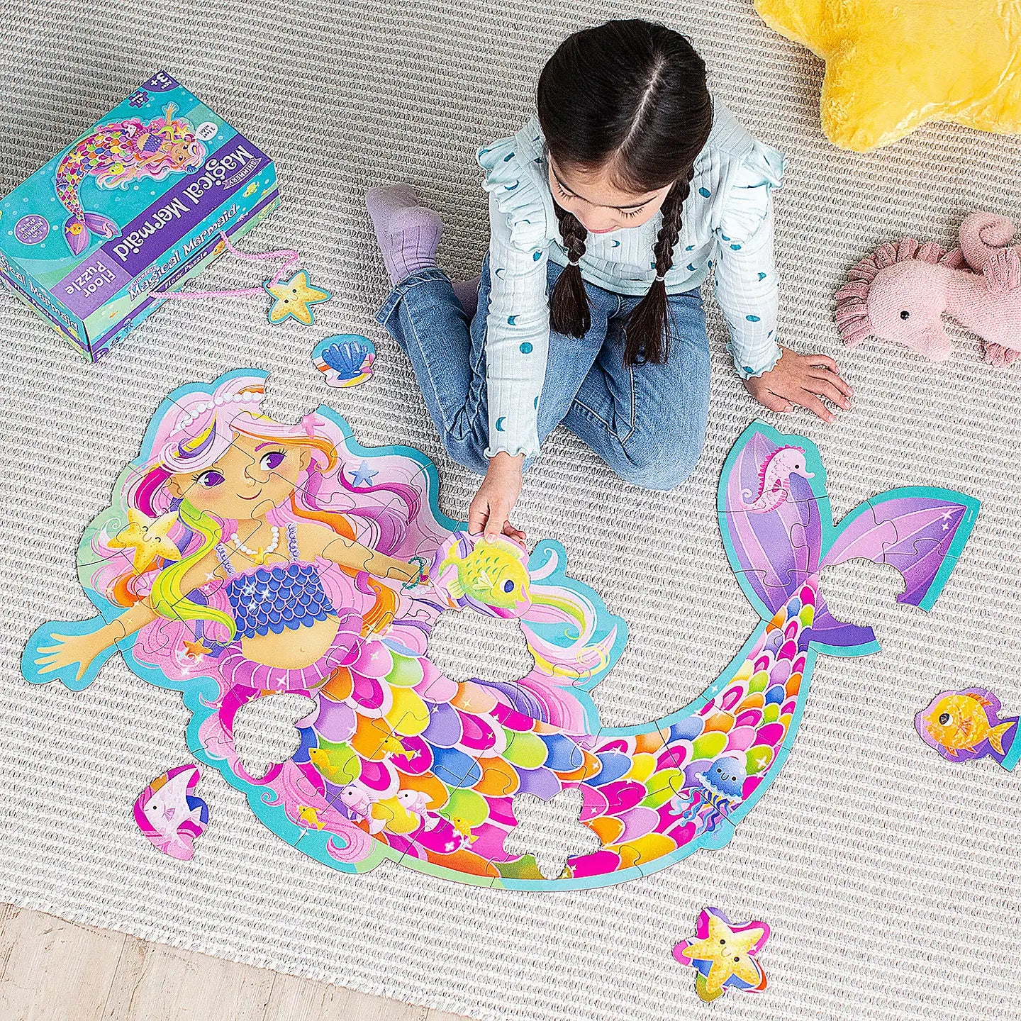 Magical Mermaid Floor Puzzle