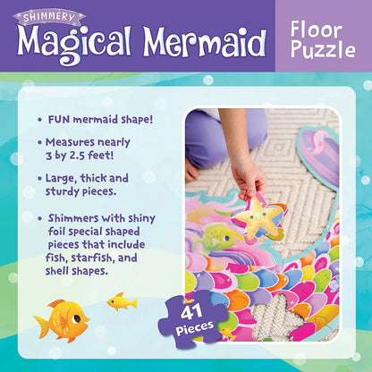 Magical Mermaid Floor Puzzle