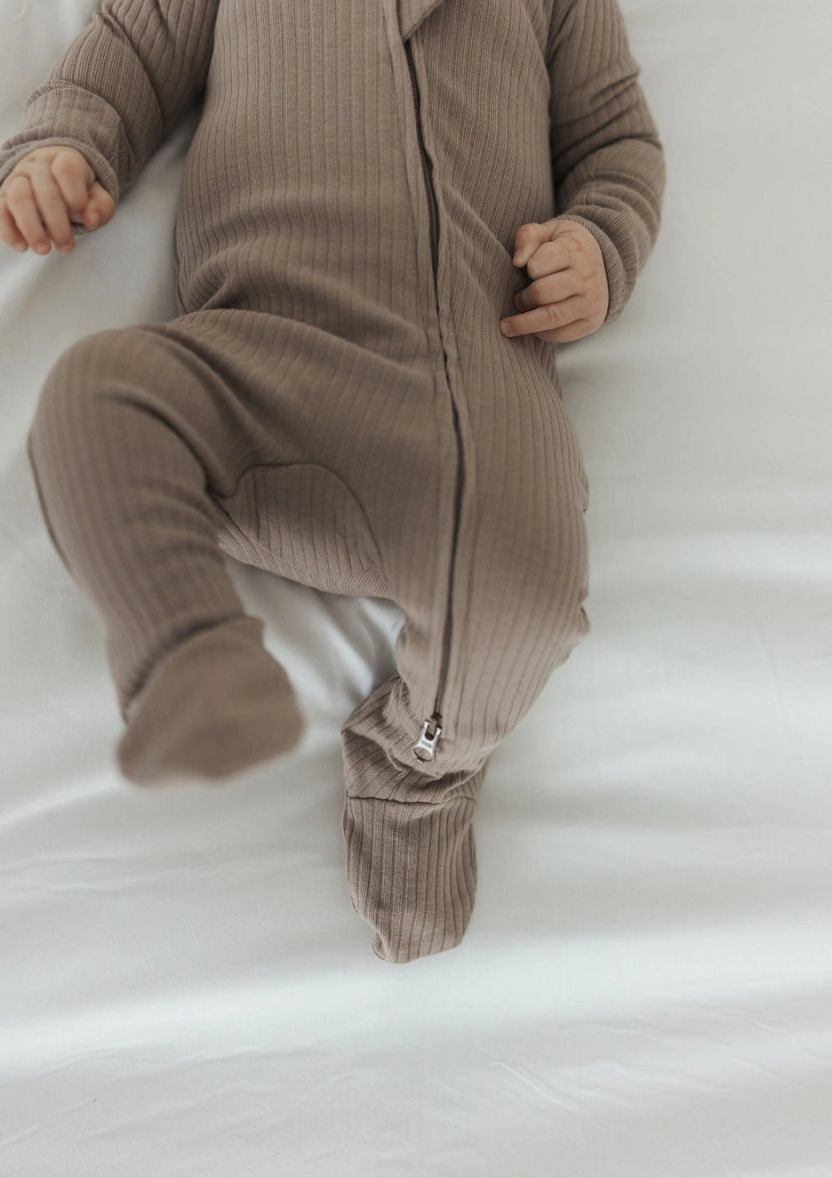 Mila & Co. Ribbed Footie