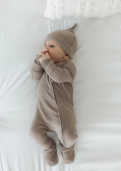 Mila & Co. Ribbed Footie