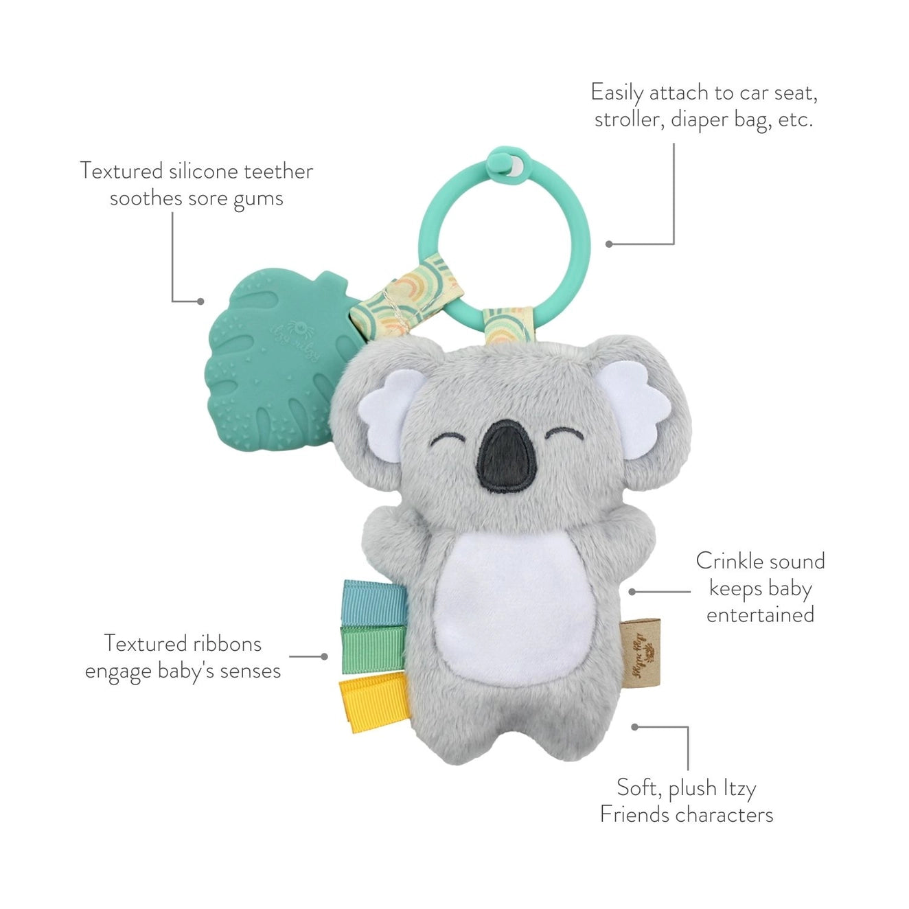 Itzy Pal Plush+Teether