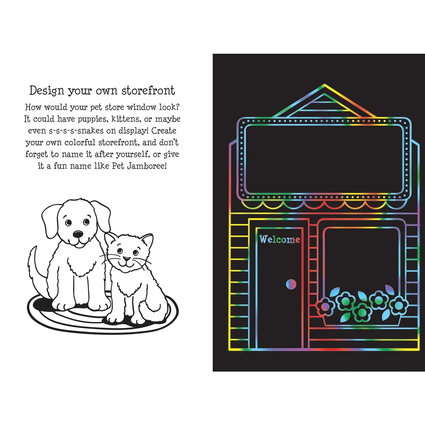 Pet Shop Scratch and Sketch