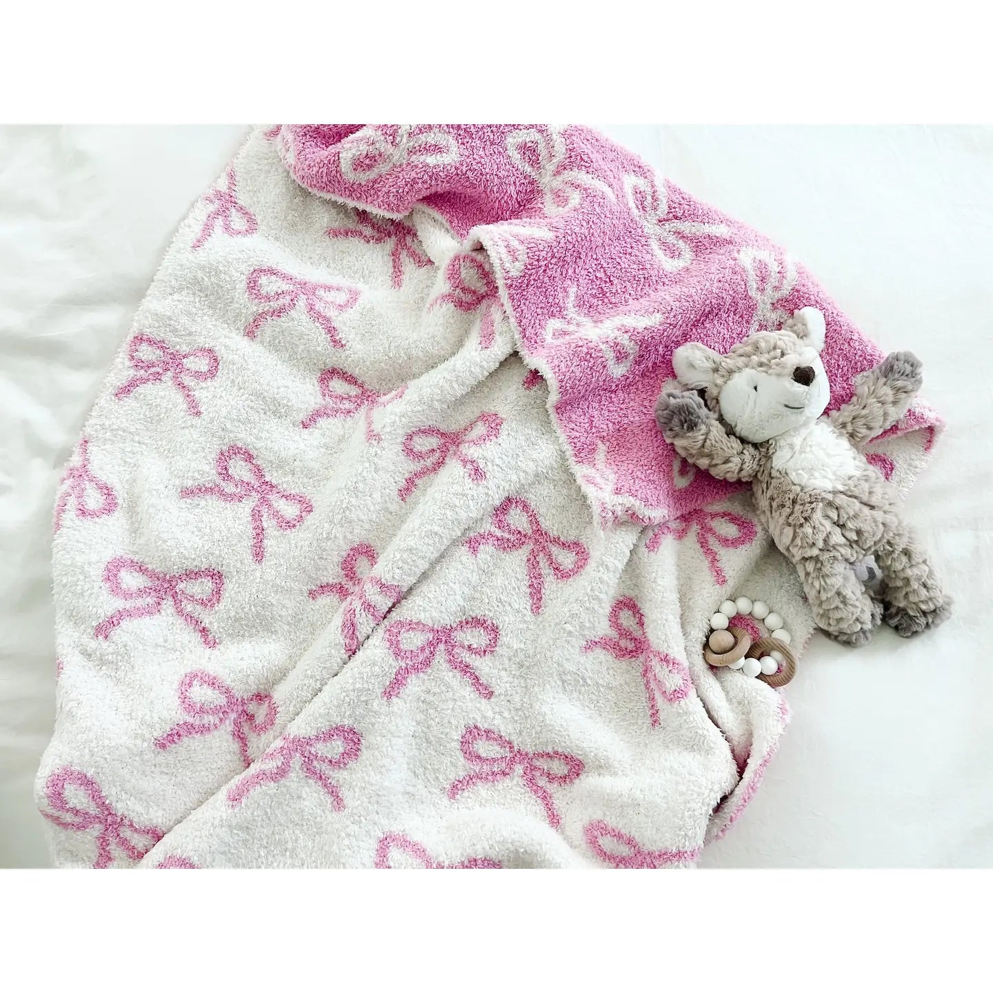 Bow Plush Blanket