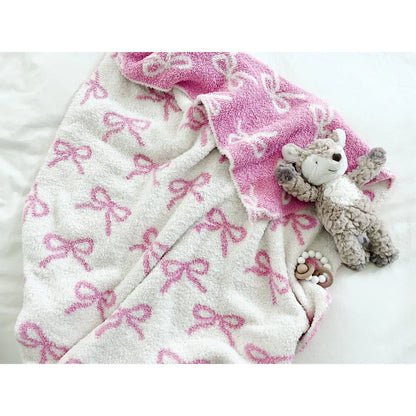 Bow Plush Blanket