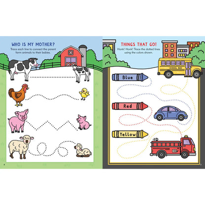 ABC 123 Preschool Activity Book