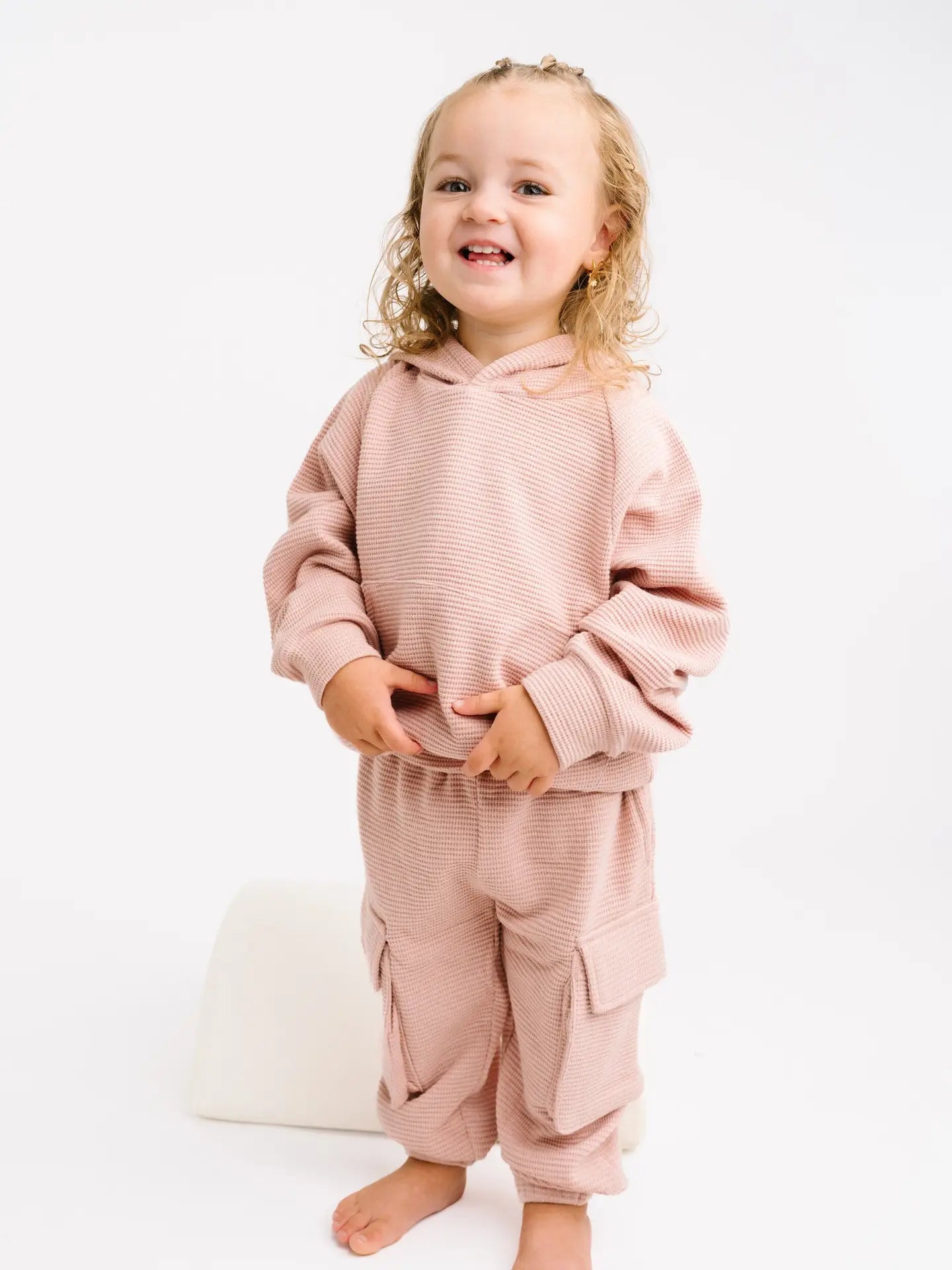 Rosewood Blush Waffle Cargo Set