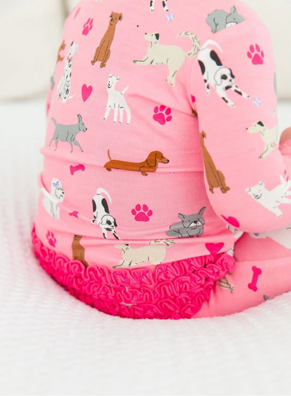 RuffleButts Girls Puppy Playtime Sleeper